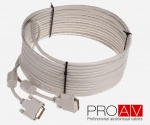 Kabel ProAV Professional DVI-D (24+1) Digital Dual Link M/M HQ  5.0 m