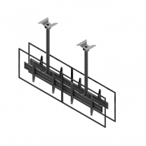 Uchwyt sufitowy do podwójnych ekranów informacyjnych, back to back, układ poziomy MBV2155BB-L