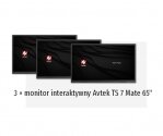 Zestaw interaktywny 17500 PLN #7 / Aktywna tablica 2023 3x monitor Avtek TS 7 Mate 65 (65 cali, 4K)