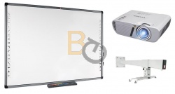 Zestaw interaktywny - tablica interaktywna Avtek TT-BOARD 80 Pro (4:3)+ projektor ViewSonic PS501X  + uchwyt